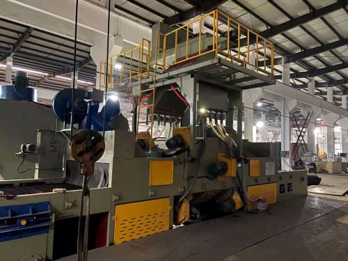 江蘇常州網(wǎng)帶式拋丸機